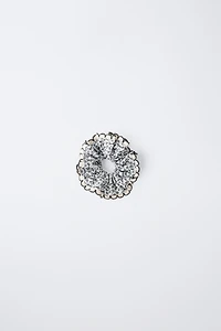 MAXI CROCHET FLORAL HAIR TIE