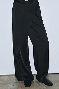 ZW COLLECTION LIMITED EDITION SATIN PAREO PANTS