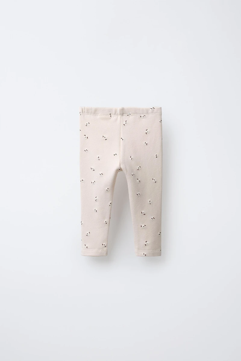 WARM FLORAL LEGGINGS