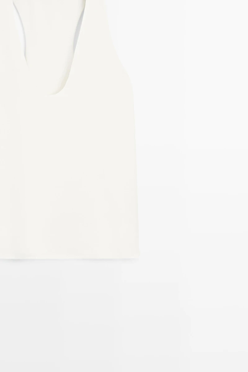 Flowing V-neckline top