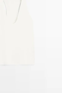 Flowing V-neckline top