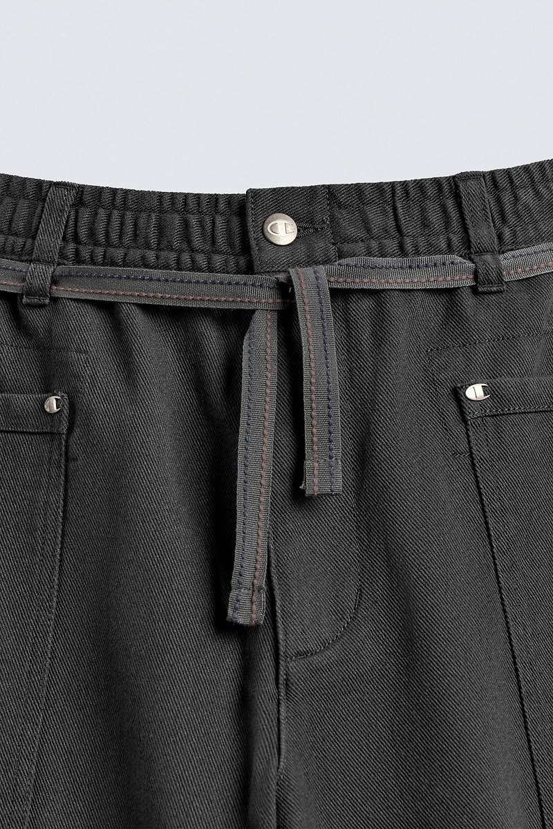 PANTALON CARGO À LACET CHAMPION ® X ZARA