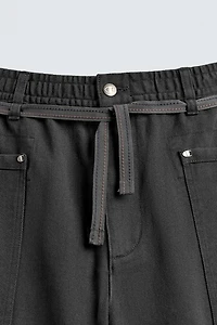 PANTALON CARGO À LACET CHAMPION ® X ZARA