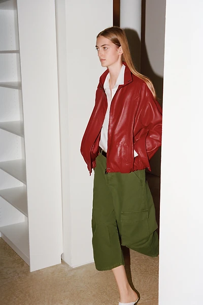 BLOUSON EN CUIR ZW COLLECTION
