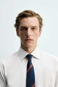 100% SILK STRIPED TIE
