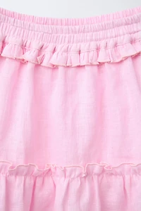 100% LINEN SKORT