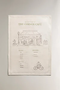 PACK OF COTTON COFFEE SHOP KITCHEN TOWELS (PACK OF 2)