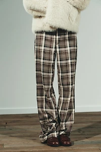 PLAID PANTS
