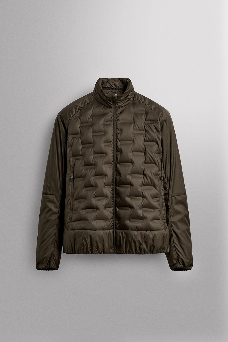 RUNNING FEATHER BLEND PUFFER JACKET