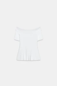 BOAT NECK KNIT TOP
