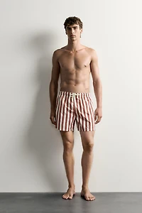 LONG STRIPED SWIMSHORTS