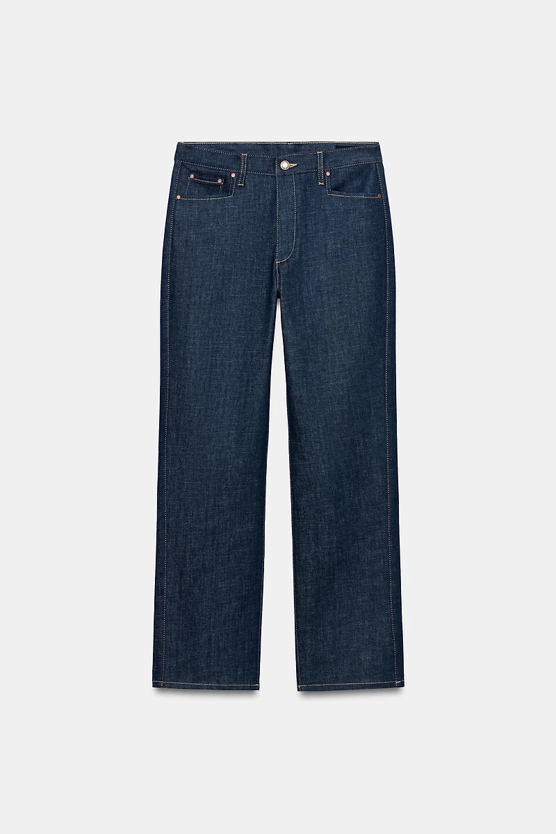ZW COLLECTION HIGH-WAIST STRAIGHT JEANS