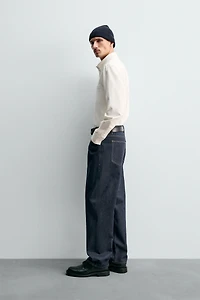 STRAIGHT ANKLE FIT SELVEDGE JEANS