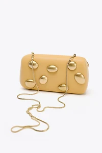 METAL APPLIQUÉ CLUTCH