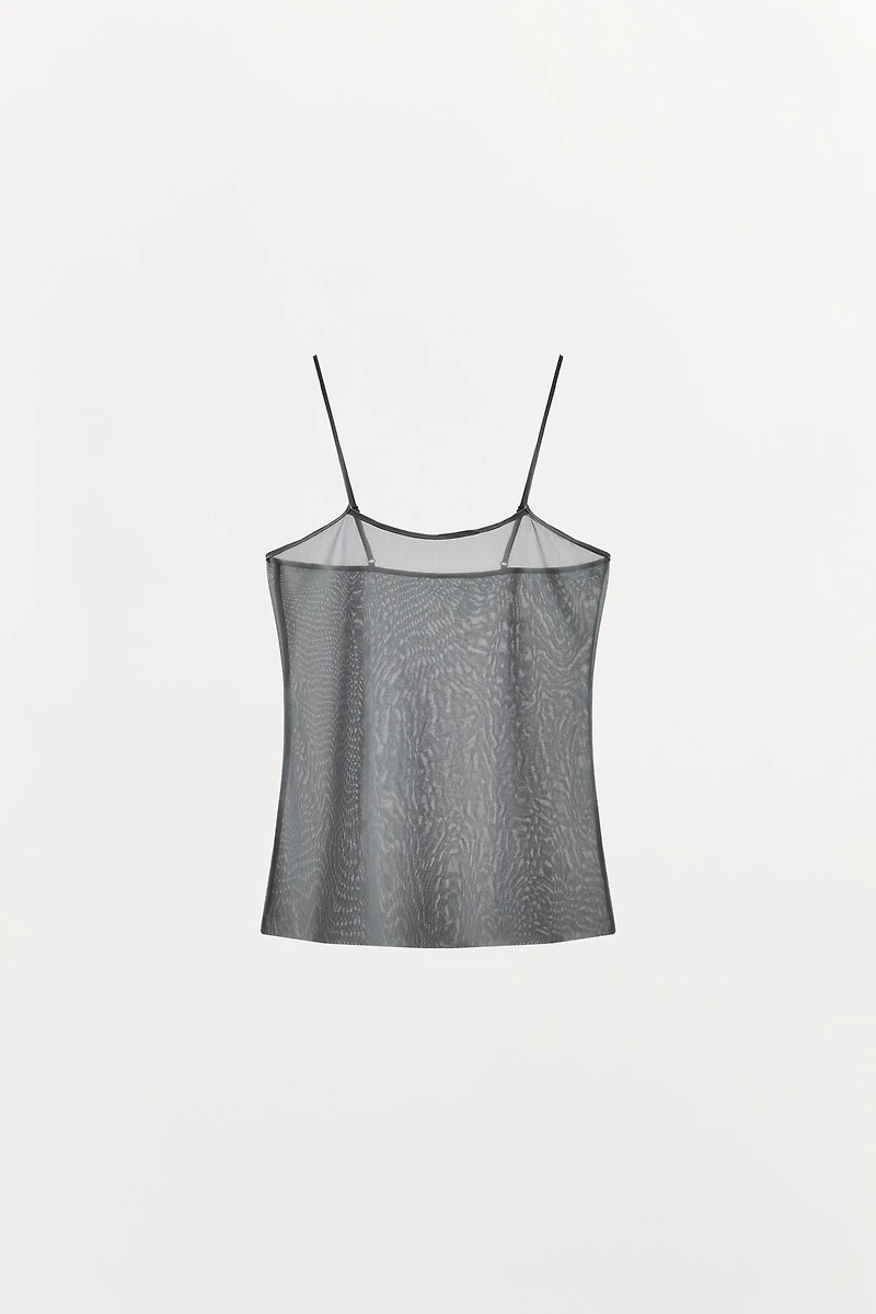TULLE TANK TOP