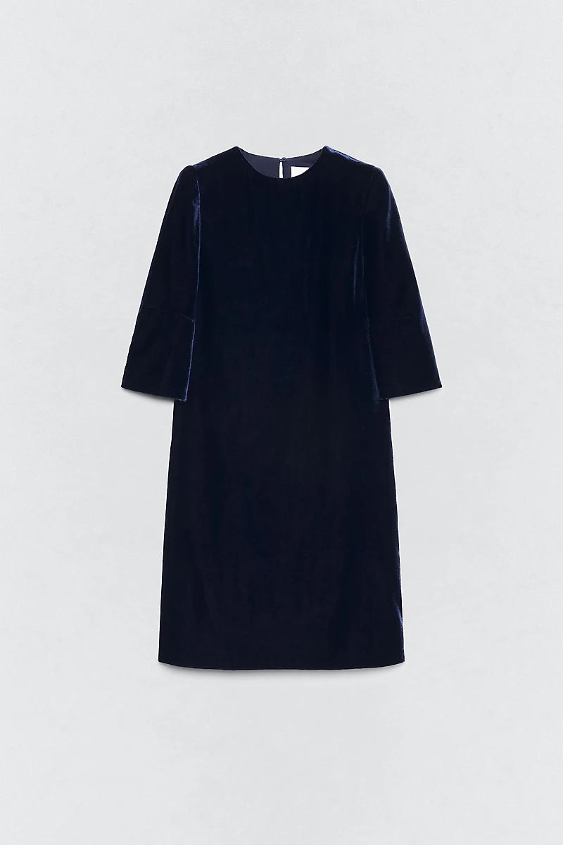VELVET DRESS SOSHIOTSUKI x ZARA