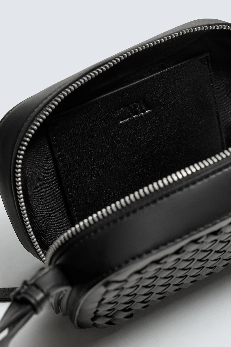 WOVEN CROSSBODY BAG