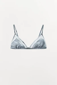 SILK TRIANGLE BRALETTE