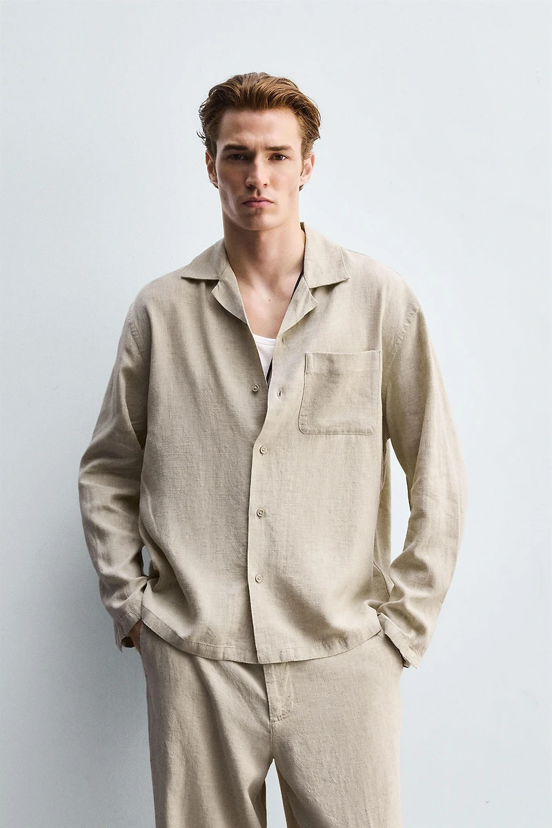 FLOWY LYOCELL - LINEN SHIRT