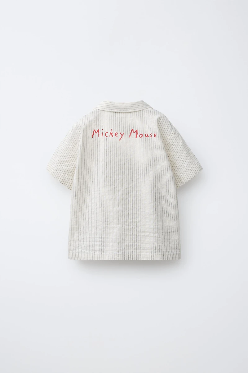 MICKEY MOUSE © DISNEY STRIPED SHIRT