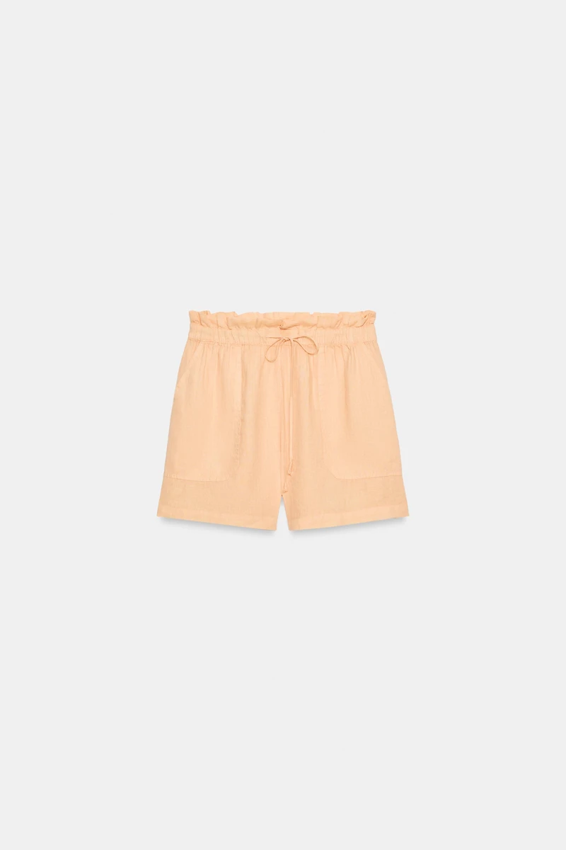 100% LINEN SHORTS ZW COLLECTION