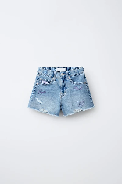 KPOP DEMON HUNTERS™ NETFLIX © DENIM SHORTS