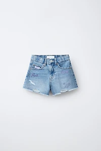 KPOP DEMON HUNTERS™ NETFLIX © DENIM SHORTS