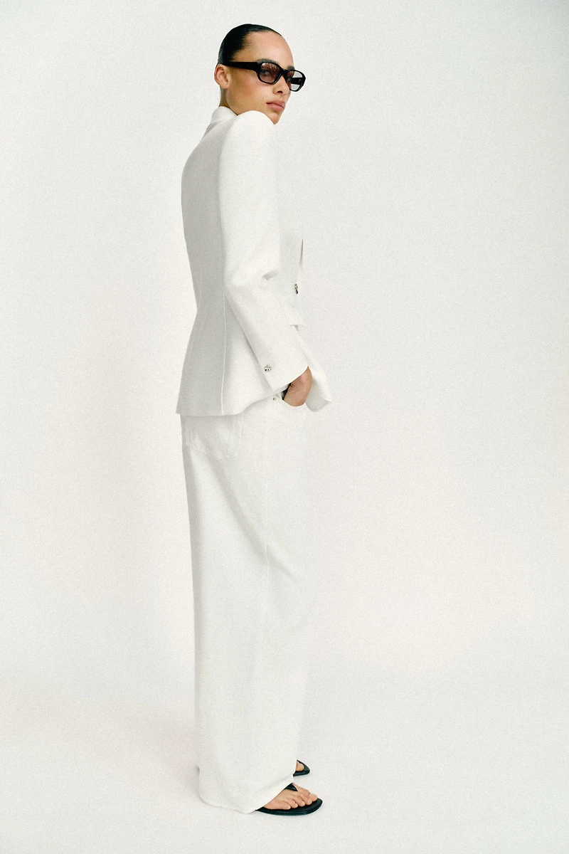 TAILORED BLAZER WITH SHOULDER PADS