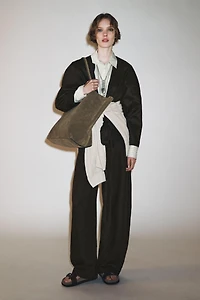 ZW COLLECTION LINEN BELTED KIMONO