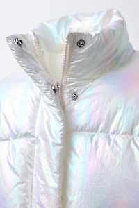 SHINY FINISH PUFFER JACKET