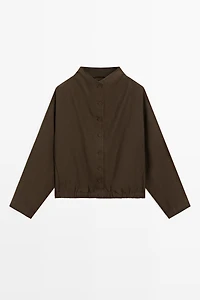 Veste bomber 100 % lin