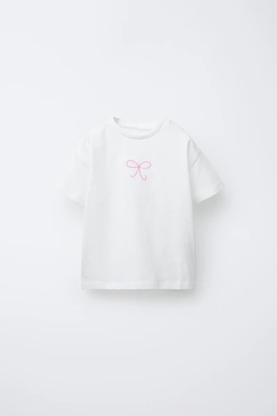 T-SHIRT BRODÉ ET INSCRIPTION