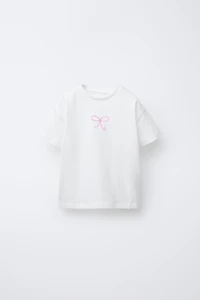 T-SHIRT BRODÉ ET INSCRIPTION