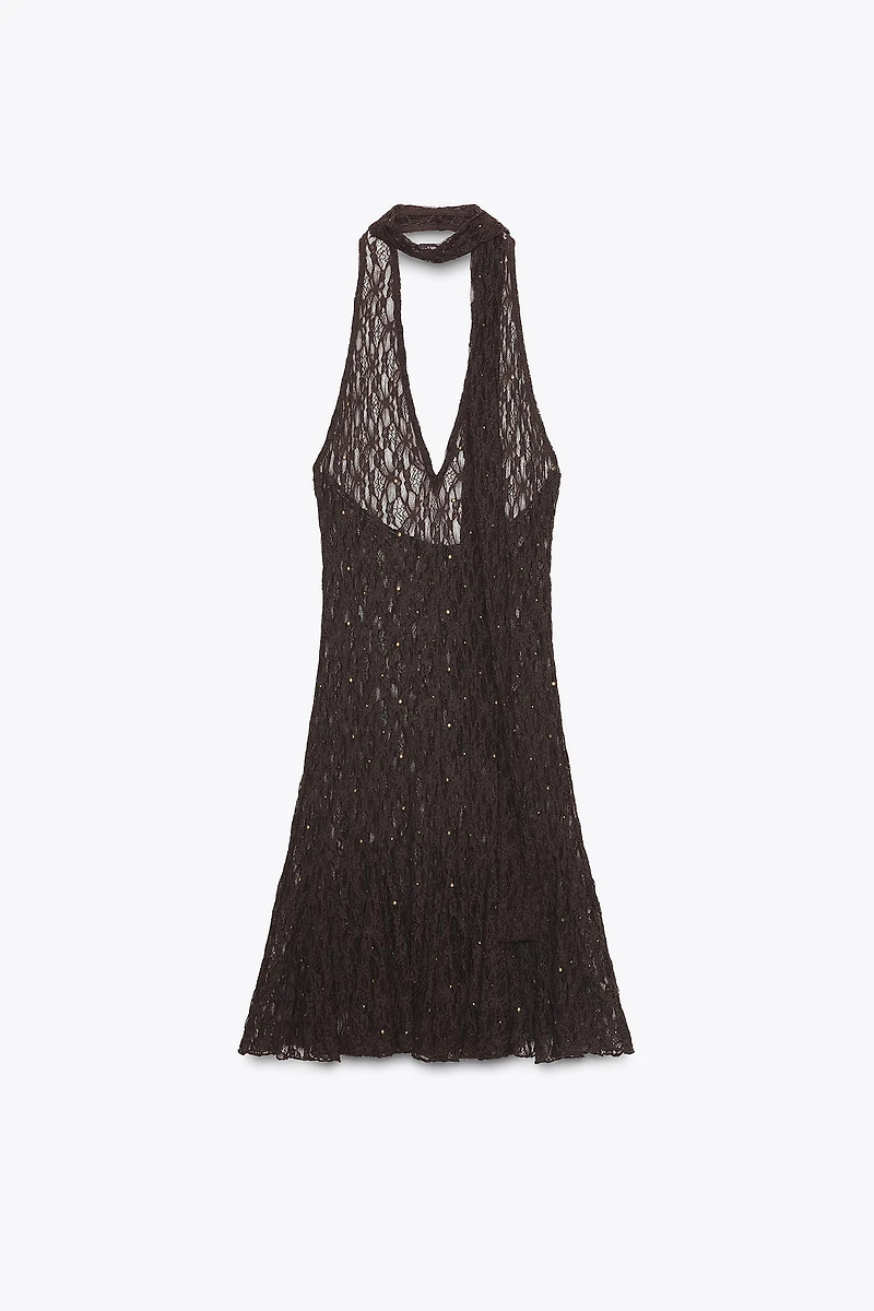 ROBE CLOUS FOULARD