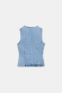 Z1975 DENIM WRAP VEST
