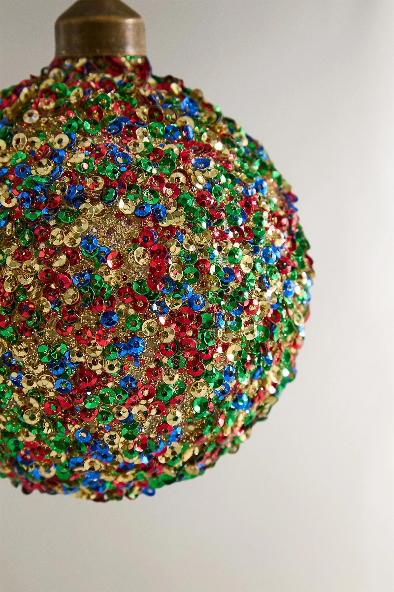 MULTICOLORED BALL CHRISTMAS TREE ORNAMENT
