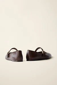 LEATHER BALLET FLATS CREATED BY CARAMEL LONDON X ZARA