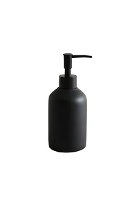 BLACK RESIN SOAP DISPENSER