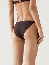 Textured bikini bottoms