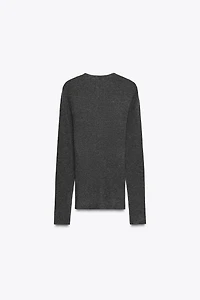 RIB KNIT SWEATER