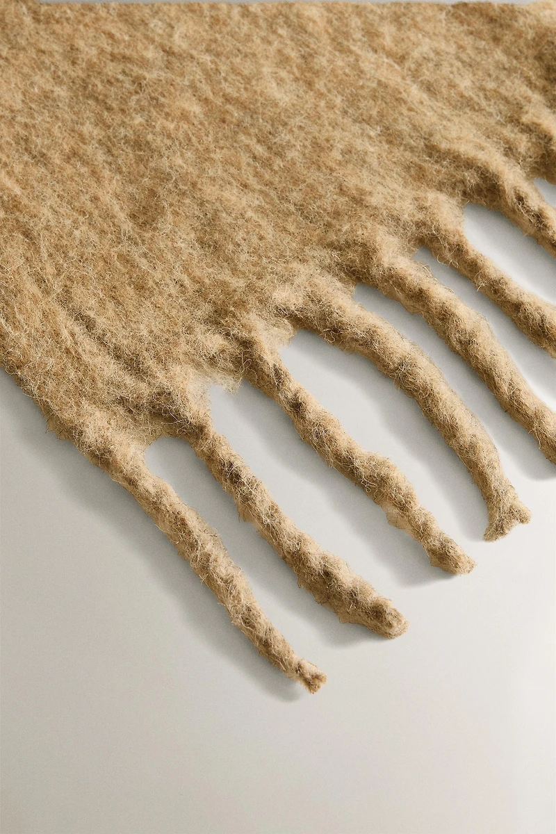 FRINGED SOFT BLANKET