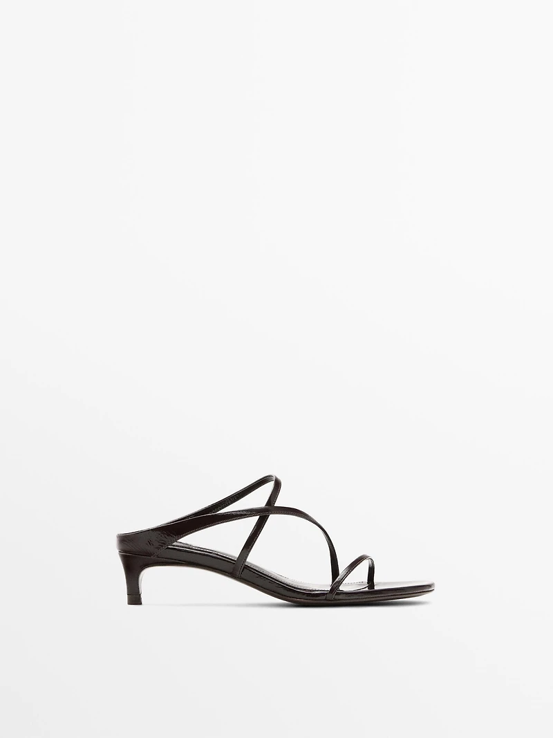 Strappy heeled sandals - LIMITED