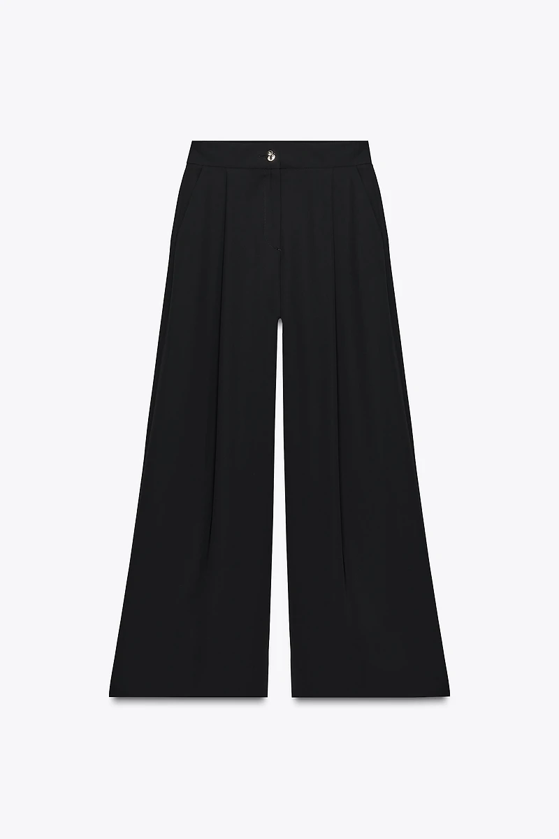 PLEATED PALAZZO PANTS