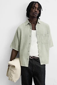 WASHED TEXTURE SHIRT