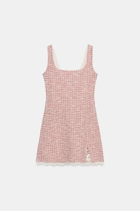 SHORT TEXTURED DRESS