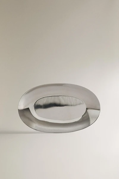 SHINY METAL BATHROOM TRAY