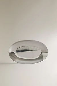 SHINY METAL BATHROOM TRAY