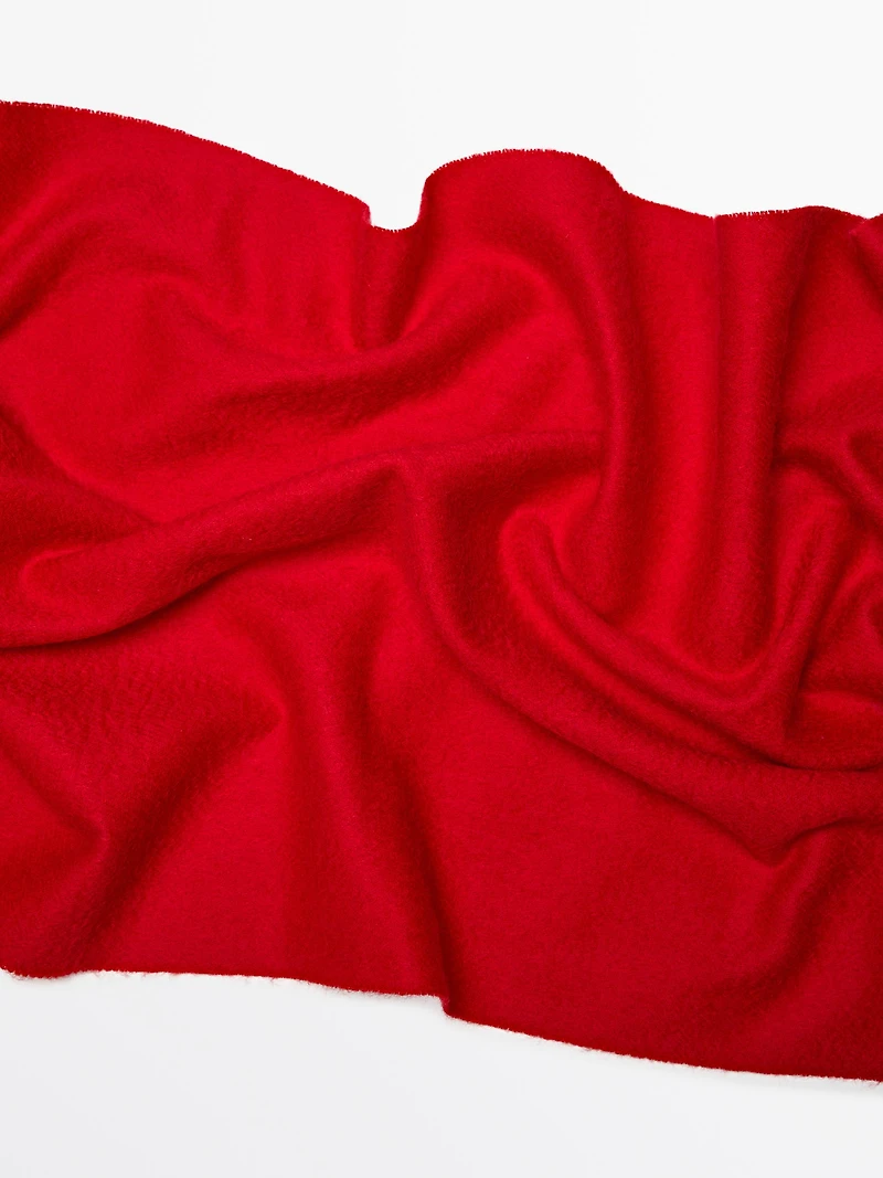 Écharpe à franges 100 % cachemire