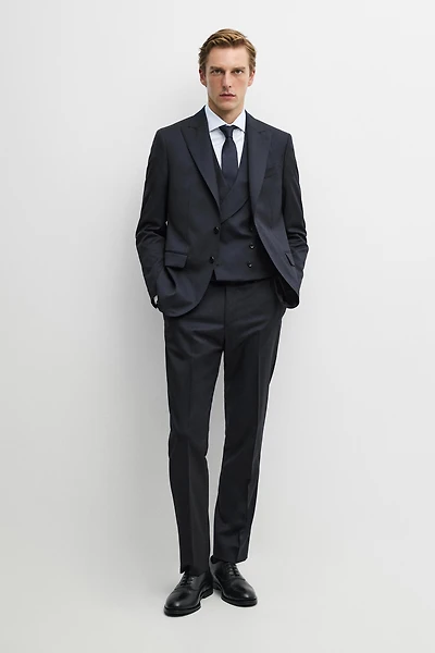 100% virgin wool suit blazer