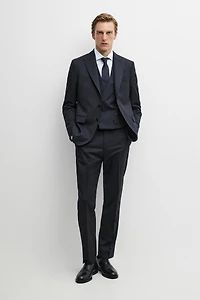 100% virgin wool suit blazer